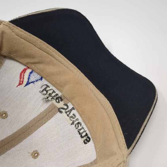 Rite Systems Slideback Baseball Hat Brown One Size Embroidered 6 Panel Sun Cap - Picture 8 of 9